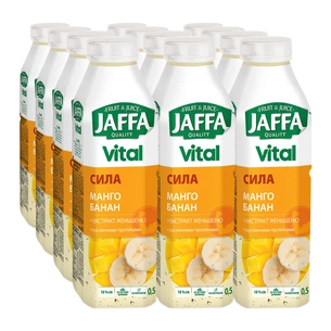 Напій Jaffa соковмісний Vital Power Манго та банан з екстрактом женьшеню 500 мл (4820016253735) изображение 1