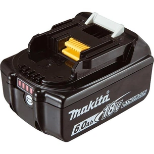 Акумулятор до електроінструменту Makita LXT BL1860B (Li-Ion, 18В, 6Ач, індикація заряду) (632F69-8) зображення 1