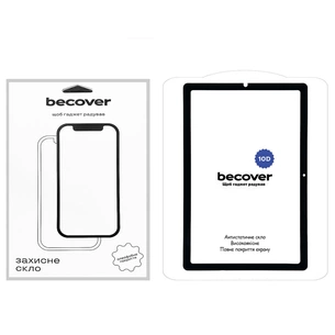 Скло захисне BeCover 10D Samsung Galaxy Tab S6 Lite 10.4 P610/P613/P615/P619 Black (710582) зображення 1