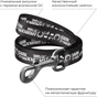 Повідок для собак WAUDOG Nylon "Темний лицар" S Ш 15 мм (0115-2011) - зменшене зображення 3