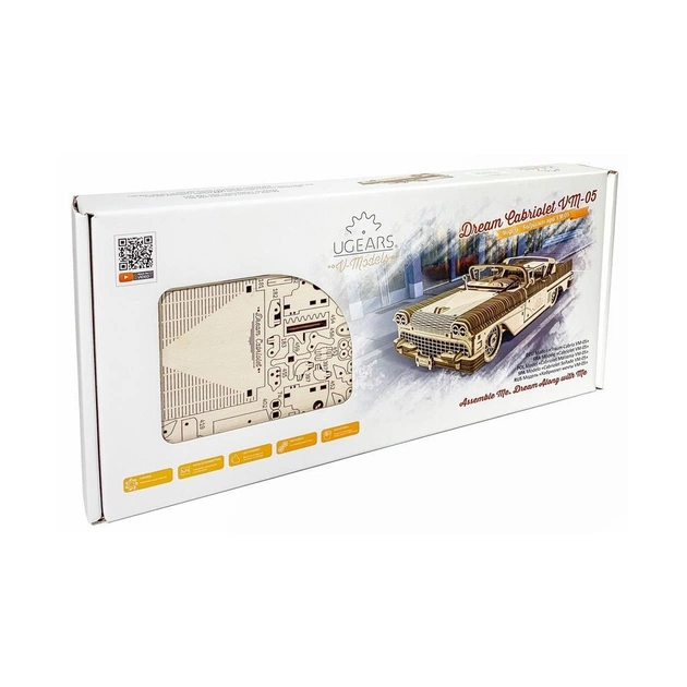 Конструктор Ugears Кабріолет мрії VM-05 (70073) - изображение 11