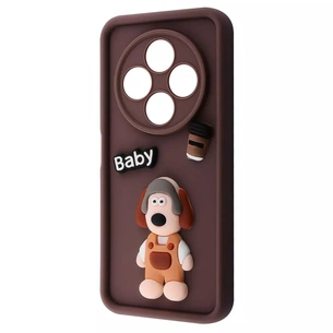 Чохол-накладка Pretty Things Case для Xiaomi Redmi 14C 4G/Poco C75 Brown/Baby зображення 1
