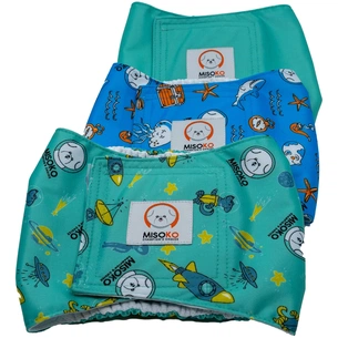 Підгузки для тварин MISOKO&CO багаторазові для кобелів, S 3 шт. Скарб (HAINMSK63987RIN) изображение 1