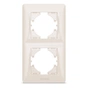 Рамка Videx BINERA кремова 2 пости (VF-BNFR2V-CR) - уменьшенное изображение 1