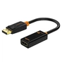 Адаптер Сabletime DisplayPort - HDMI (M/F), 0.2 м, Black (CP21B) - уменьшенное изображение 1
