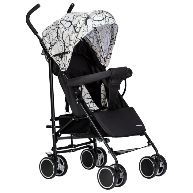 Коляска FreeON Simple Black-White (48549) - изображение 1