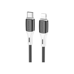 Дата кабель USB-C to Lightning 1.0m 3A 20W silicone BX79 black BOROFONE (6974443384727) зображення 1