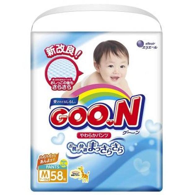 Підгузки GOO.N 7-12 кг унісекс 58 шт (853079) - зображення 1