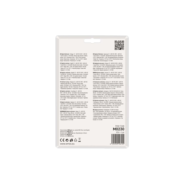 Цифровий мультиметр EMOS M0230 - picture 7