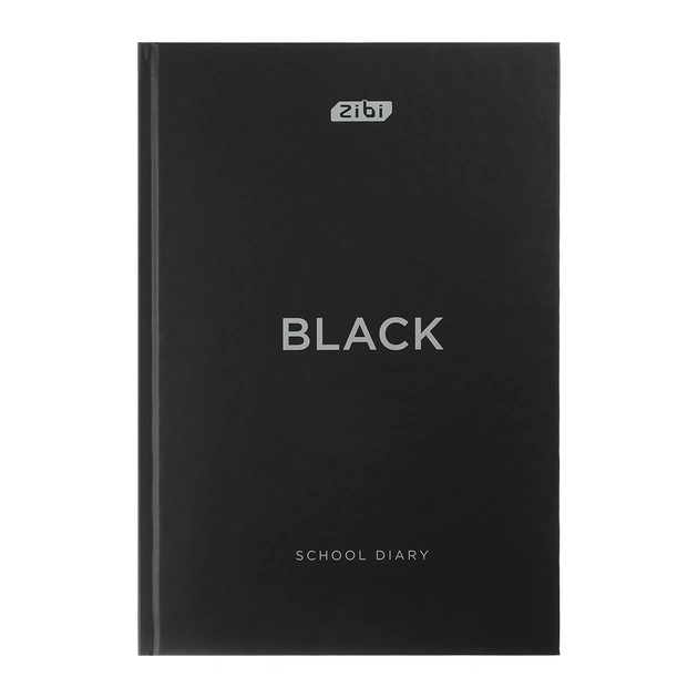 Дневник школьный ZiBi BLACK А5, 40 листов, твердая обложка (ZB.13760-01) - изображение 1