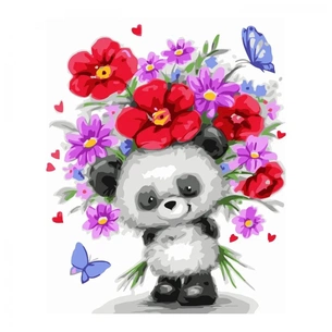 Картина по номерам Strateg З подаруночком 30х40 см (SV-0026) зображення 1