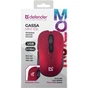 Мишка Defender Gassa MM-105 Wireless Red (52103) - зменшене зображення 6