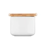 Цукорниця Ardesto Midori 12х12х11см, 840мл, кераміка, бамбук, біла (AR0907W) - preview 4