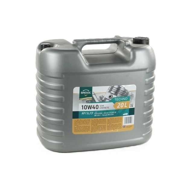 Моторное масло BREXOL TECHNO 10W40 SL/CF 20л (48391051011) - изображение 1