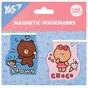 Закладки для книг Yes магнітні Line Friends Brown and Choco, 2шт (708106) - зменшене зображення 1