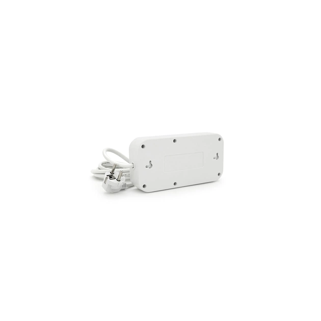 Мережевий фільтр живлення Voltronic F09U, 3 роз EU, 4USB White (F09U-White) - зображення 1