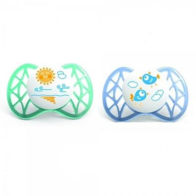 Пустышка Nuvita Air симметрическая 0м+ 2шт. для мальчика (NV7061Boy) - изображение 1