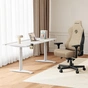 Крісло для геймерів Anda Seat Kaiser 3E XL Dark Beige Fabric (AD23YC-XL-09-H-CF-H01) - зменшене зображення 2