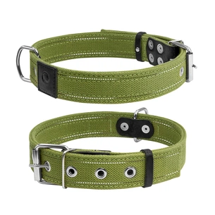 Нашийник для тварин Collar Брезент подвійний Ш 45 мм Д 56-71 см (6139) зображення 1