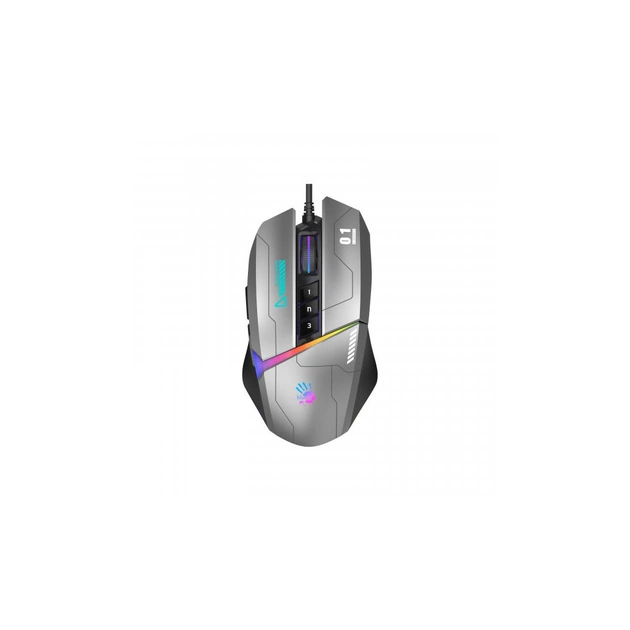 Мишка A4Tech Bloody W60 Max Gun Grey (4711421963046) - зображення 1