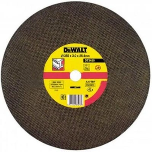 Круг відрізний DeWALT по металу для пил, 355х3.0х25.4мм. (DT3450-QZ) зображення 1