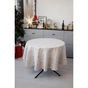 Скатертина Прованс Шапочки на бежевому Dх136 см (036814) - зменшене зображення 2