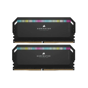 Модуль пам'яті для комп'ютера DDR5 32GB (2x16GB) 6000 MHz Dominator Platinum RGB Black Corsair (CMT32GX5M2X6000C36) зображення 1