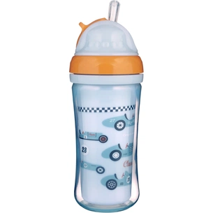 Поїльник-непроливайка Canpol babies Авто подвійна стінка із силіконовою трубочкою 260 мл (74/053) зображення 1