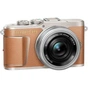 Цифровий фотоапарат Olympus E-PL9 14-42 mm Pancake Zoom Kit brown/silver (V205092NE000) - зменшене зображення 2