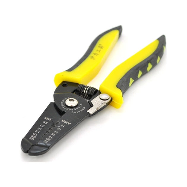 Знімач ізоляції Voltronic 7-1 Stripper YTH-5021, black- yellow, AWG2 (YT-CaSt7-1-YTH-5021) - зображення 1