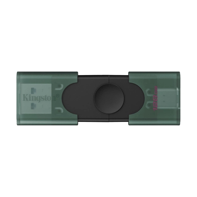 Флеш-накопичувач USB3.2 128GB Type-C Kingston DataTraveler Duo Green (DTDEG2/128GB) - зображення 1