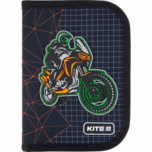 Пенал Kite Education Motocross з наповненням (K21-622H-2) зображення 1