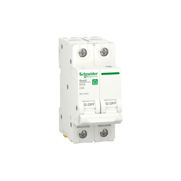 Автоматический выключатель Schneider Electric RESI9 6kA 2P 63A С (R9F12263) - изображение 1