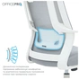Офісне крісло OfficePro Harmony OC310-W-LG-LG (OC310-W-LG-LG) - зменшене зображення 4