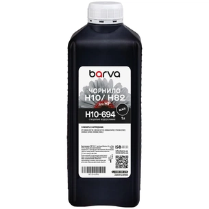 Чорнило Barva HP 10/13/82/88 1L black, water-soluble (H10-694) зображення 1
