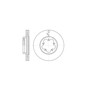 Гальмівний диск REMSA 61021.10 зображення 1