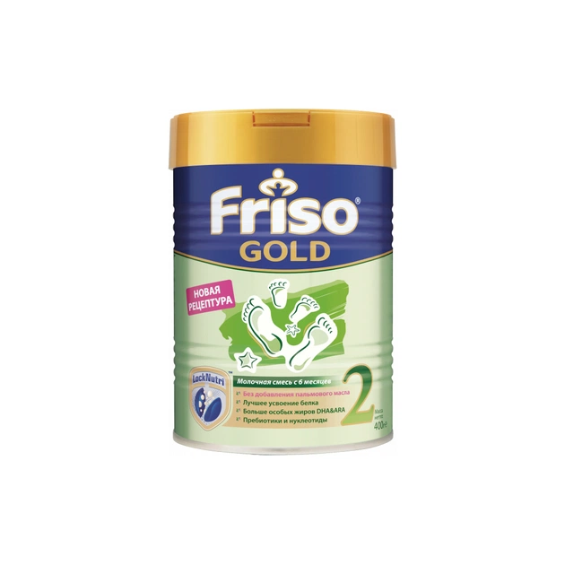 Дитяча суміш Friso молочна Gold 2 LockNutri +6 міс. 400 г (8716200722773) - зображення 1
