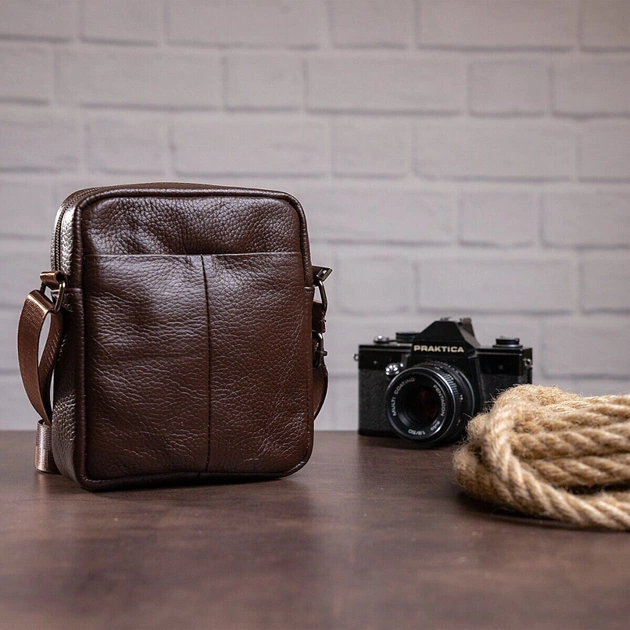 Сумка Vintage Коричнева (14993) - зображення 3