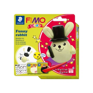 Набір для творчості Fimo Kids Зайчик 2 кольори х 42 г (4007817078723) зображення 1