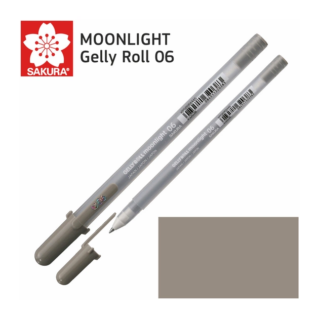 Ручка гелева Sakura MOONLIGHT Gelly Roll 06, Сірий теплий (84511320383) - зображення 1