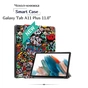 Чохол до планшета BeCover Smart Case Samsung Galaxy Tab A11 Plus SM-X236B 11.0" Graffiti (714005) - зменшене зображення 1