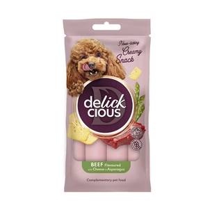 Ласощі для собак Delickcious яловичина з додаванням сиру та спаржі 4х15 г (4820269145429) изображение 1