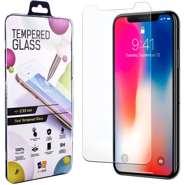 Скло захисне Drobak Apple iPhone XS (474740) - зображення 1