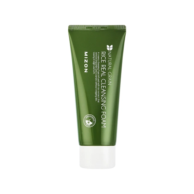 Пінка для вмивання Mizon Rice Real Cleansing Foam Відбілювальна з рисовою пудрою 150 мл (8809663752729) - зображення 1