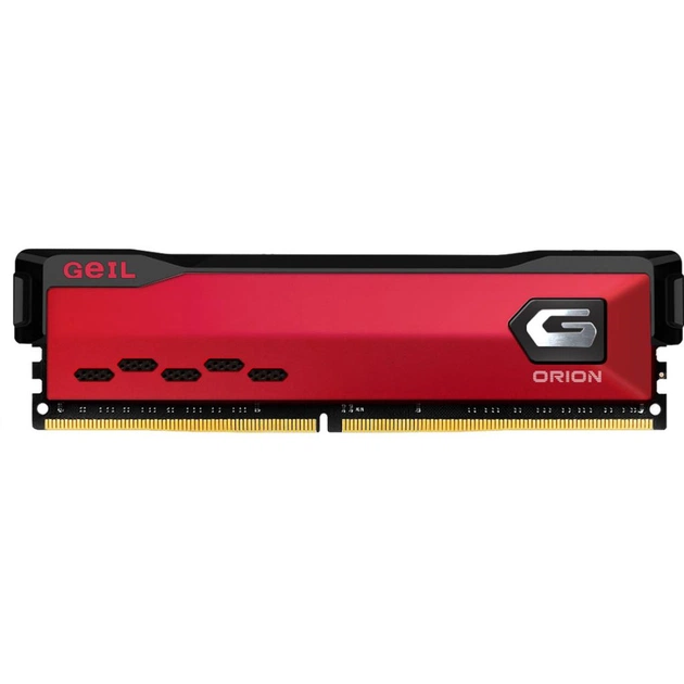 Модуль пам'яті для комп'ютера DDR4 16GB 3200 MHz Orion Red Geil (GOR416GB3200C16BSC) - изображение 1
