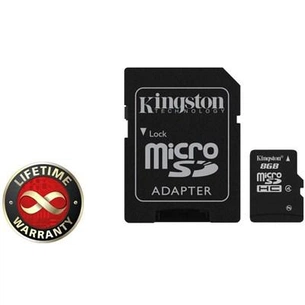 Карта пам'яті Kingston 8Gb microSDHC class 4 (SDC4/8GB) зображення 1