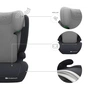 Автокресло Kinderkraft i-Spark 2 Plus i-Size Grey (KCISPA02GRYPL00) (5902533931484) - уменьшенное изображение 8