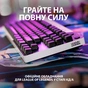 Клавіатура Logitech G Pro GX K/DA Brown Tactile Switch Black-White (920-010077) - зменшене зображення 2