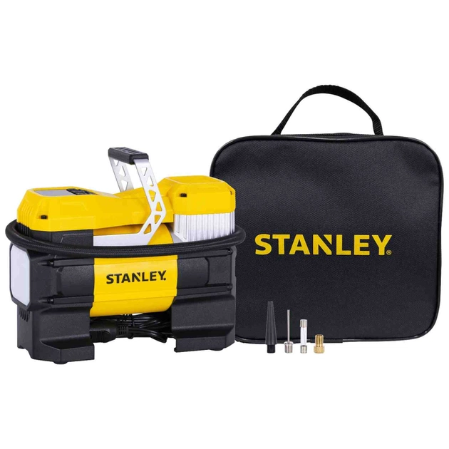 Автомобильный компрессор Stanley 23 л/мин, 12 В, 10 бар, вес 1.1 кг (SXIF0001) - изображение 11