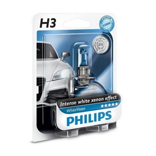 Автолампа Philips H3 WhiteVision +60%, 3700K, 1шт (12336WHVB1) зображення 1